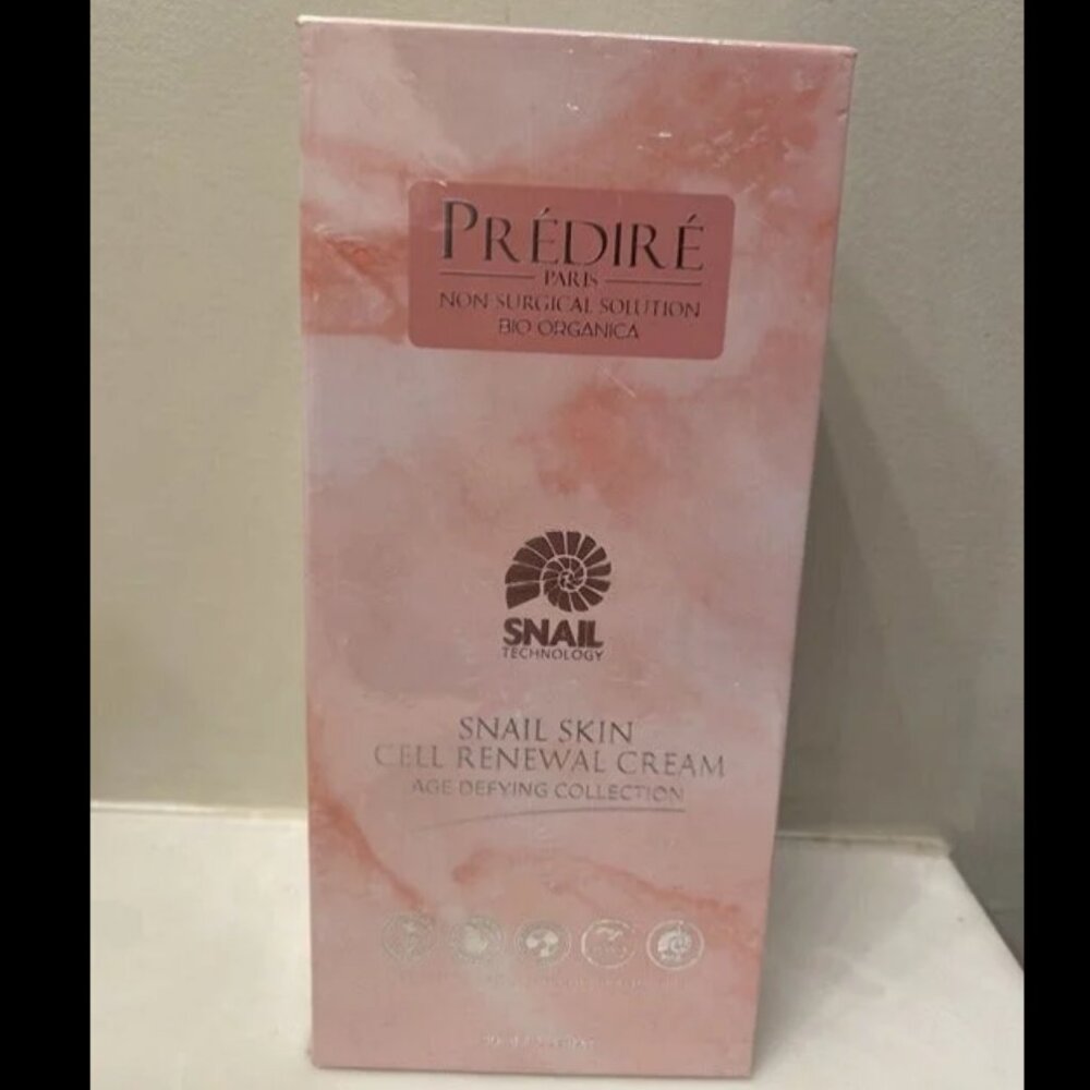 PREDIRE PARIS SNAIL SKIN CELL RENEWAL CREAM- 1.35 fl oz / 40 ml-BRAND NEW-SEALED